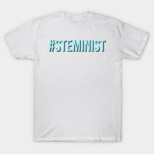 #steminist in blue T-Shirt